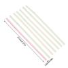 100Pcs Drinking Straws Colorful Flexible Wedding Party Supplies Drinking Straws Kitchen