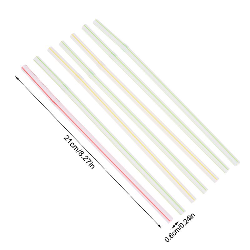 100Pcs Drinking Straws Colorful Flexible Wedding Party Supplies Drinking Straws Kitchen