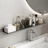 Punch-Free Bathroom Shelf for Washbasin and Mirror