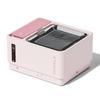 Ceramic Cat Water Fountain with Stainless Steel Circulation