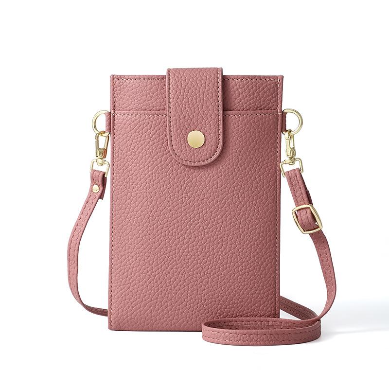 Women Crossbody Phone Bag PU Leather Cell Phone Wallet Purse Touchscreen Shoulder Bag Card Holder Coin Purse Mini Messenger Bag for Women
