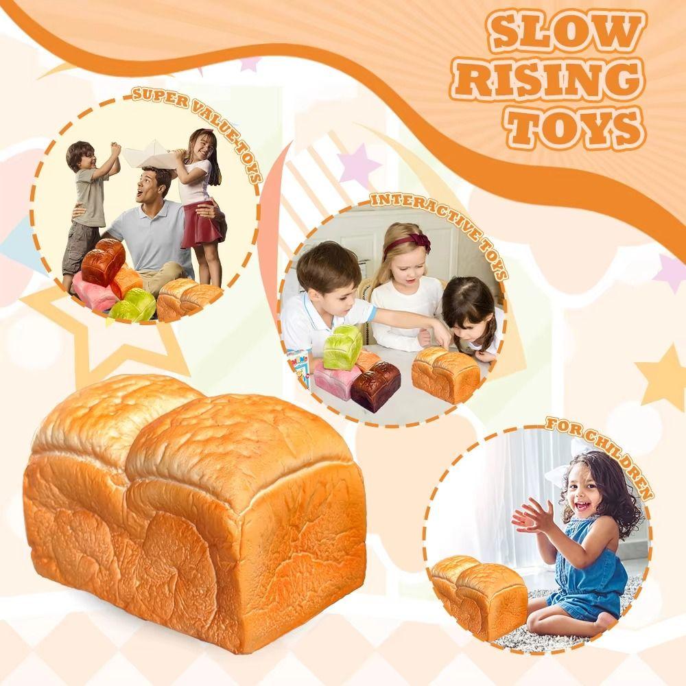 Slow Rising Bread Squishy Toy Prank Decoration Sensory Fidget Bread  Children