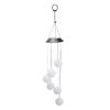 Solar Wind Chime Light Rain Proof LED Color Gradient Smart Light Sensing Decor Hanging Wind Chime Lamp for Outdoor Ball