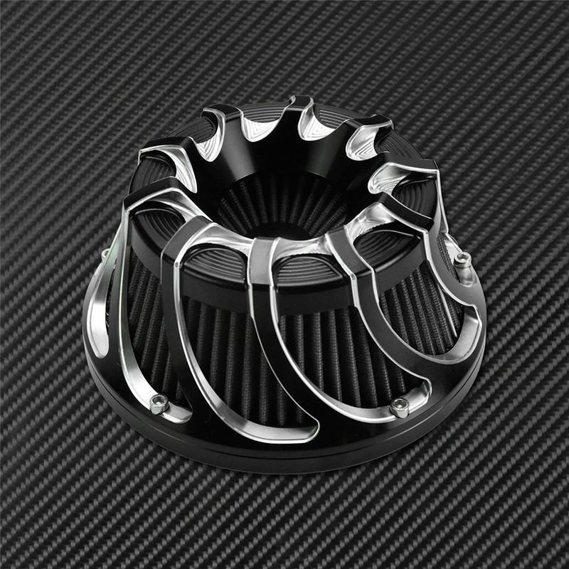 Motorcycle Air Cleaner Intake Filter Grey Element For Harley Touring Electra Street Glide FLHX Sportster XL Dyna Softail FLSTSE
