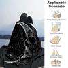 1pc Midnight Moonlit Skull Blanket Soft and Cozy Home Decor Gift for All Seasons, Living Room, Travel .K061