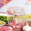 900ML Hand Chopper Manual Rope Food Processor Silcer Shredder Salad Maker Garlic Onion Cutter Kitchen Tool Accessories