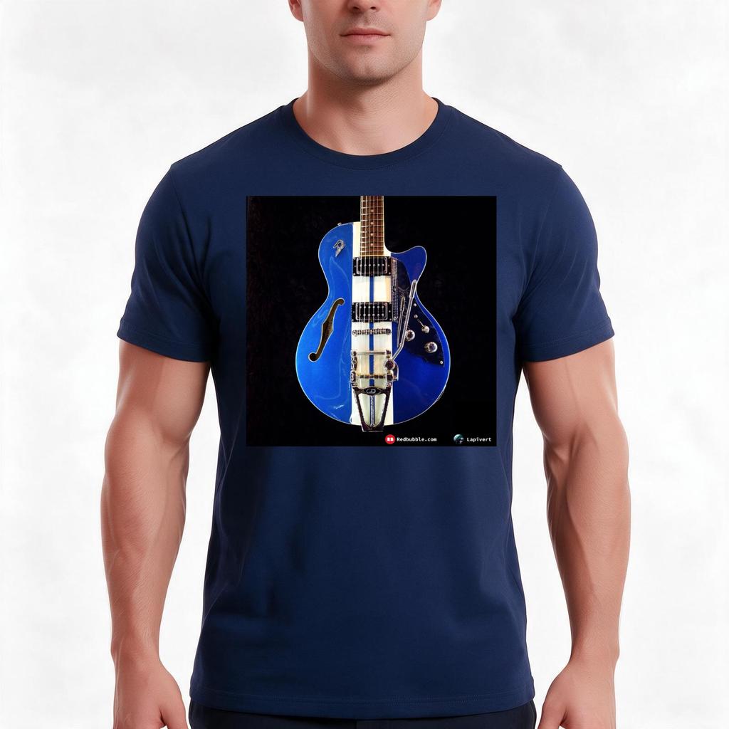Duesenberg Guitar Tshirt Summer Casual Cotton Tee Oversized Streetwear Tops Vintage Graphic Print Loose Fit Short Sleeve