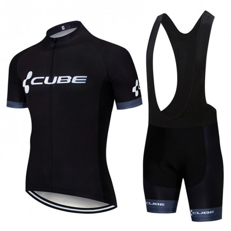 Team Club Short Sleeve Cycling Suit Roller Skating Suit Road Cycling Equipment CUBE