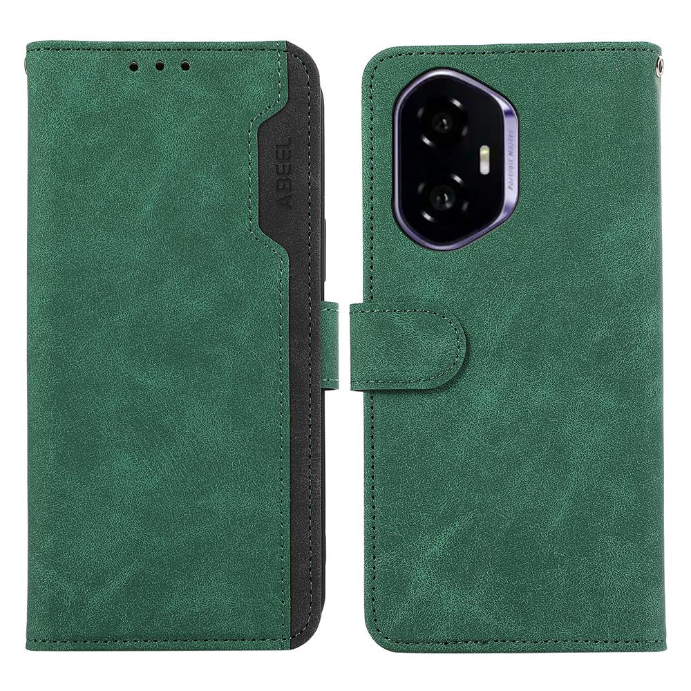 ABEEL For Honor 400 Case Color Splicing Leather Flip Phone Cover RFID Blocking