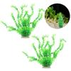 2 Stück Aquarium Fischtank Landschaftsbau Plastik Erdnussgras für Schildkröte Fisch Ornamente