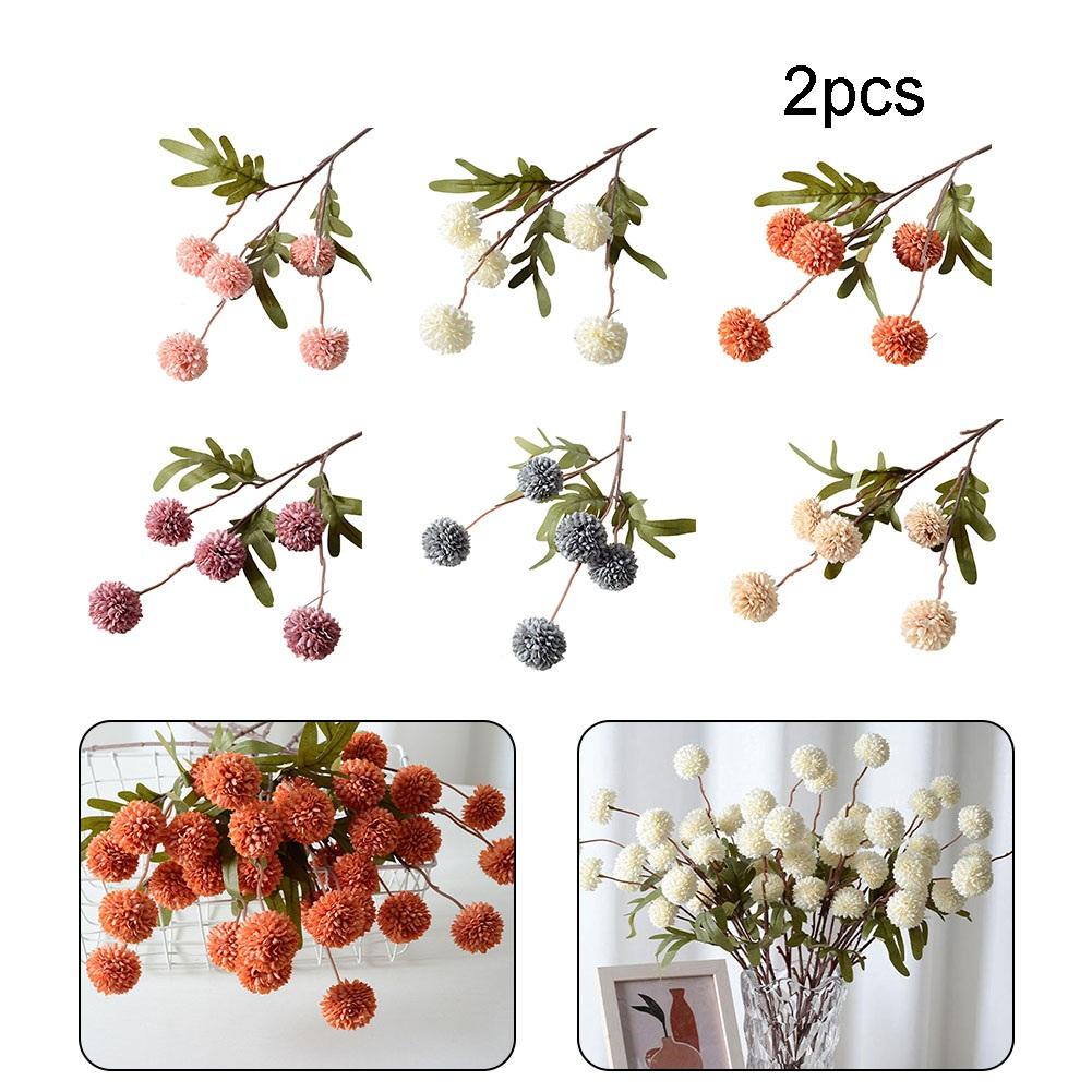 Silk Flower Artificial Plant Blue Brown Home Decoration 5 Heads Artificial Plant Hotel Decoration Orange Purple