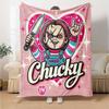 1pc Chucky3 Blanket, Gift, for Men and Women, Soft Blanket, Good for Sofa Bed Couch Travel, Lightweight Flannel Blanket