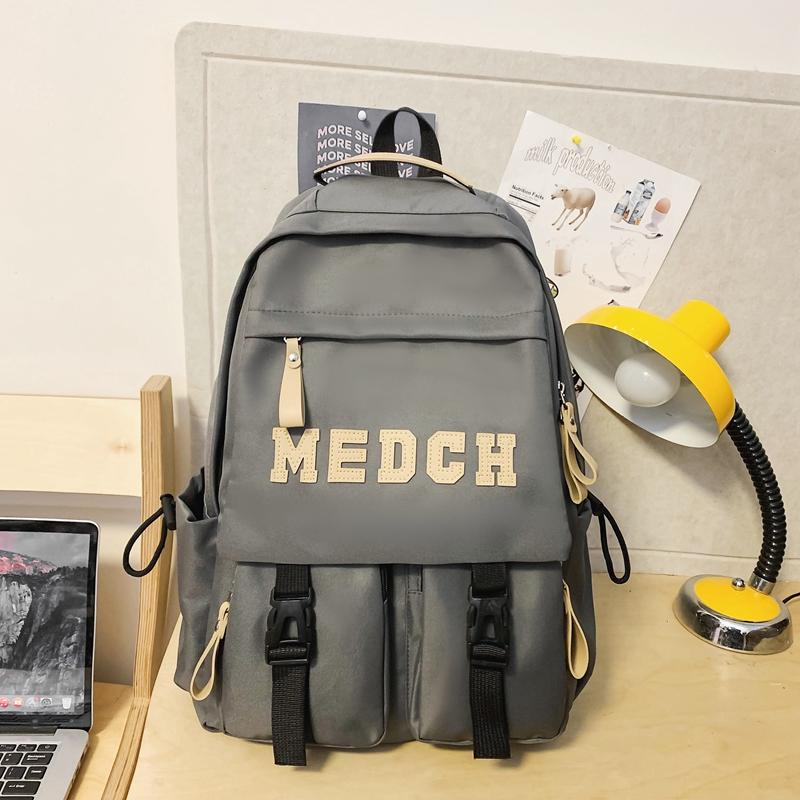 Ghiozdan pentru elevi ghiozdan de mare capacitate pentru liceu rucsac cu scrisori dama