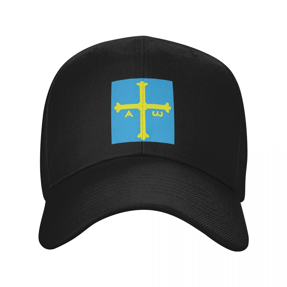 

Spain Asturias Flag And Coat Of Arms Baseball Caps Snapback Men Women Hats Adjustable Cap Sports Baseball Hat Casquette One Size