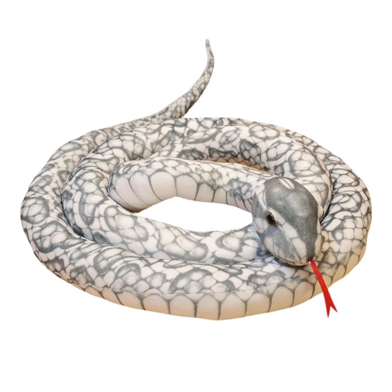 100cm Realistic Snake Stuffed Animal Toy For Home Decors and Educational Purposes Novelty Prank Plush Snake Dolls