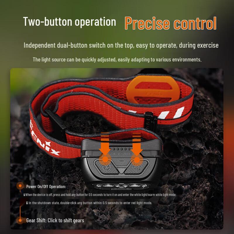 Fenix HL18R-T V2.0 Rechargeable Trail Running Headlamp