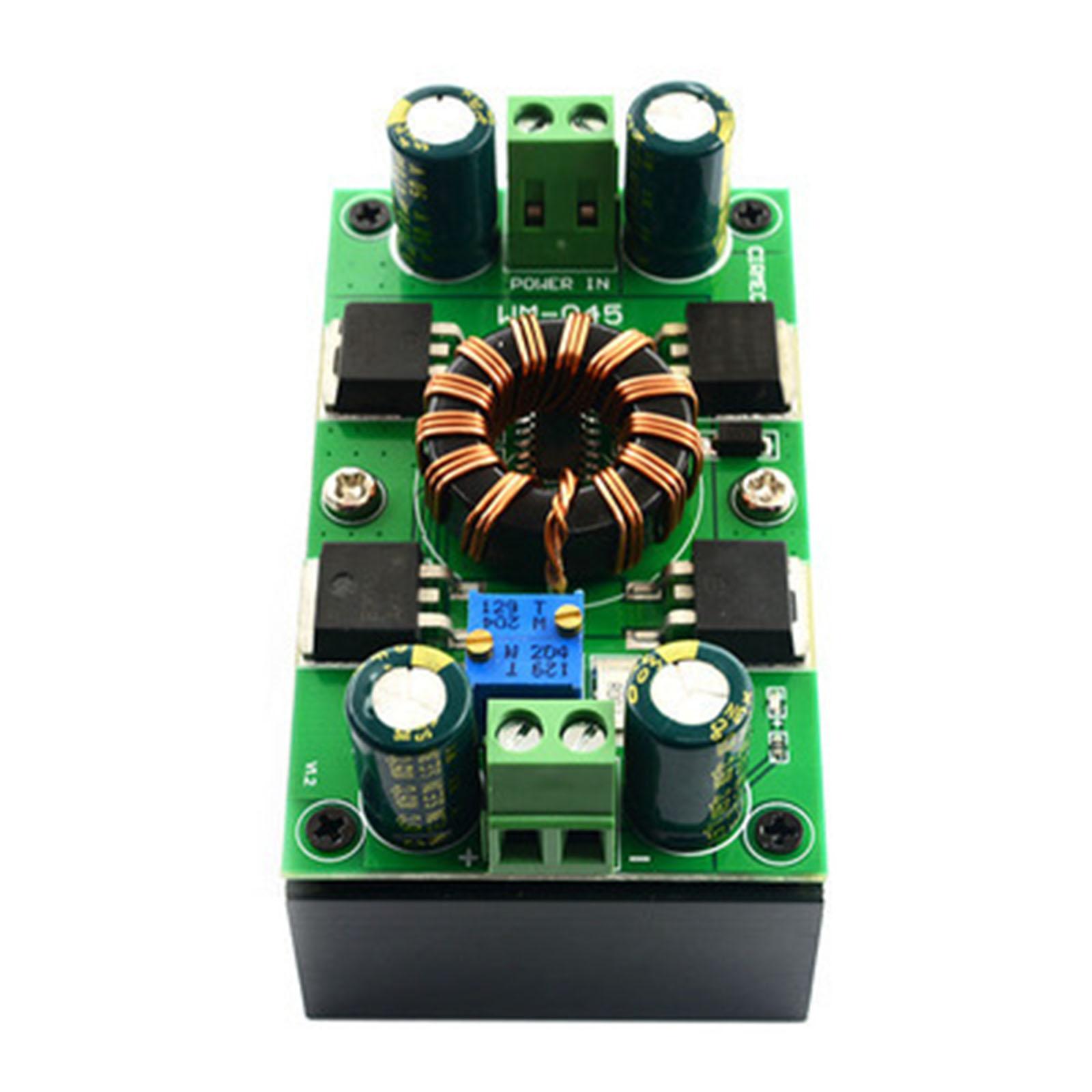 

Industrial 5V-30V to 1.25-30V 10A Automatic Step Up Down Boost Power Supply Module Boost Converter Module 1