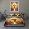 Radiant Divine Scene Bedding Duvet Cover Sets Duvet Covers Pillowcases Gifts (1 * Duvet Cover 2 * Pillowcases, Without Duvet Insert)