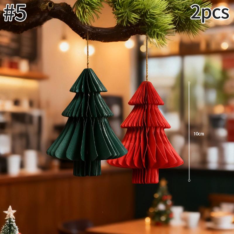 Christmas Bell Hanging Decoration Doorbell Christmas Party Hanging Decoration Creative Glitter Christmas Tree Keychain Pendent