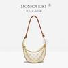 Monica Qiqi Women's Bag Casual Versatile One Shoulder Oblique Cross Commuter Bag 2025 New Chain Crescent Bag