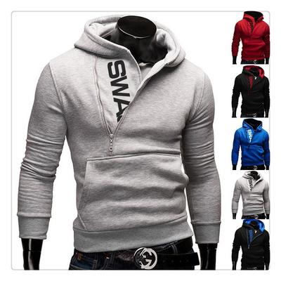 Sweat-shirts pour hommes printemps et automne Pulls pour hommes Sweat-shirts imprimés avec fermeture éclair latérale Vêtements de sport Pulls de mode pour hommes 6 couleurs
