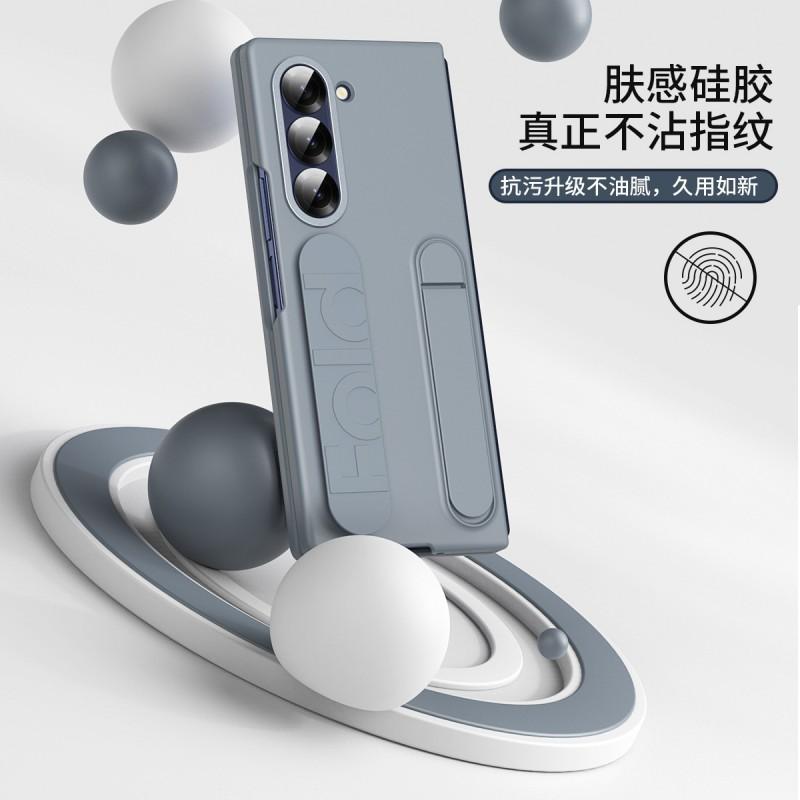 Slim TPU Case With Wrist Strap Kickstand Galaxy Z Fold8 Ultra Fold7 Fold6 Fold5 Fold4 Fold3 Anti-Drop Shockproof