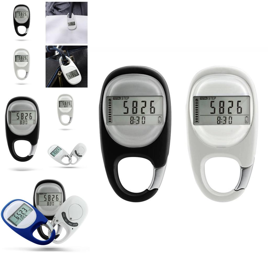 Compact 3d Motion Pedometer Keychain Perfect For Running Fitness And Outdoor Activities