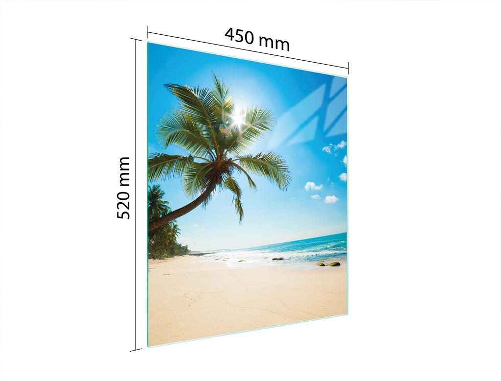 GLAZEN SNIJPLANK 45x52 STRAND