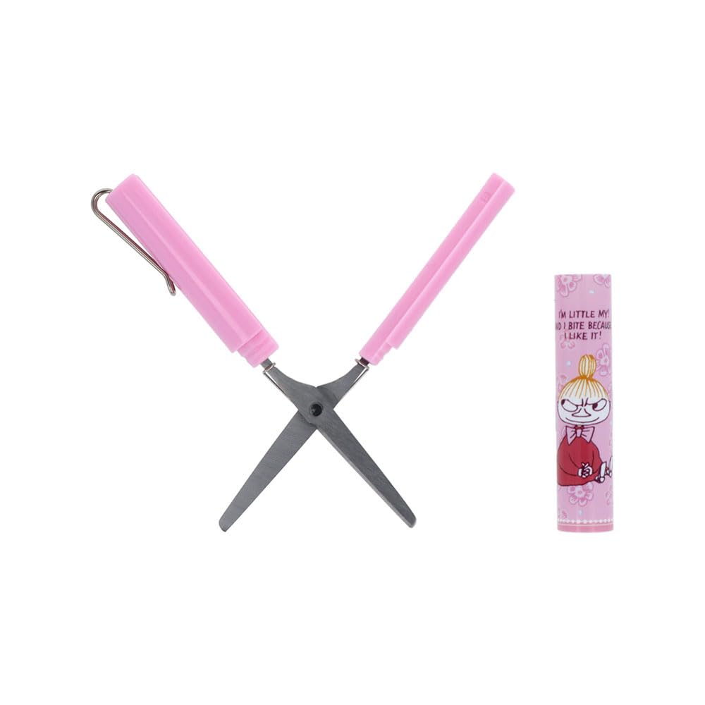 Stationery Moomin Portable Little S3721965 Sun-Star Stick-Type Scissors, My,