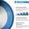 XCAN 180-305mm Circular Saw Blade Metal Cutting Disc 36/40/60/80T For Aluminum Iron Steel Metal Cutting Blade