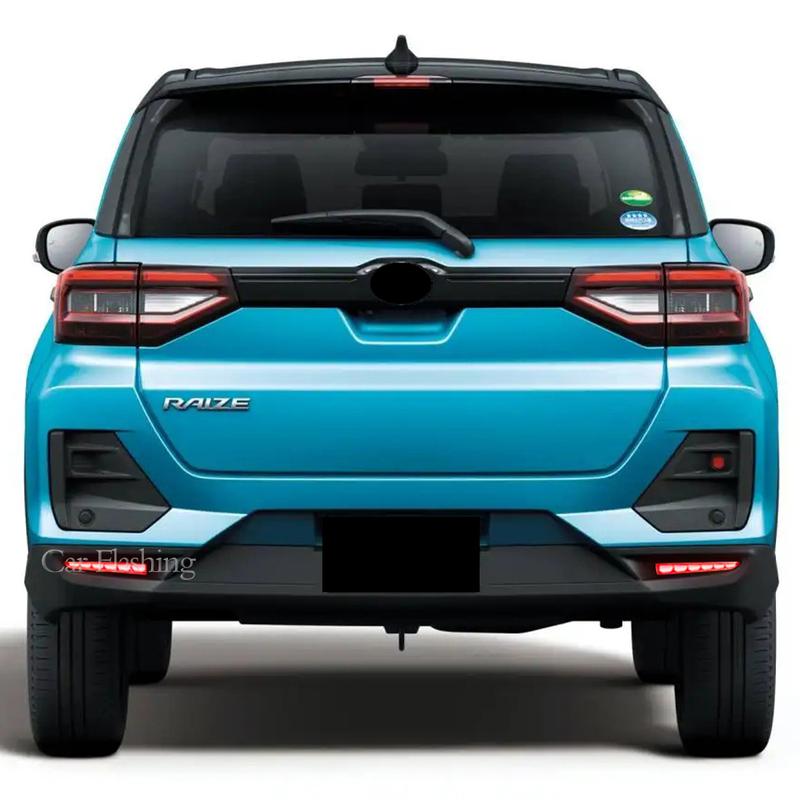2PCS Auto Lighting LED Rear Fog Lamp For Toyota Raize 19-22 Tanto-Custom Brake Light Rear Bumper Decoration Lamp