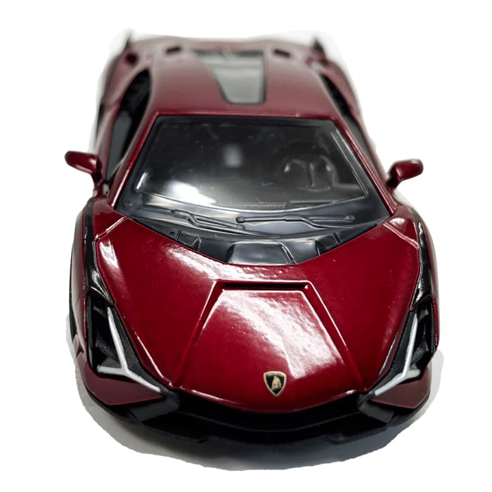 1:40 Lamborghini Sian Red KINSMART Pullback Diecast Car