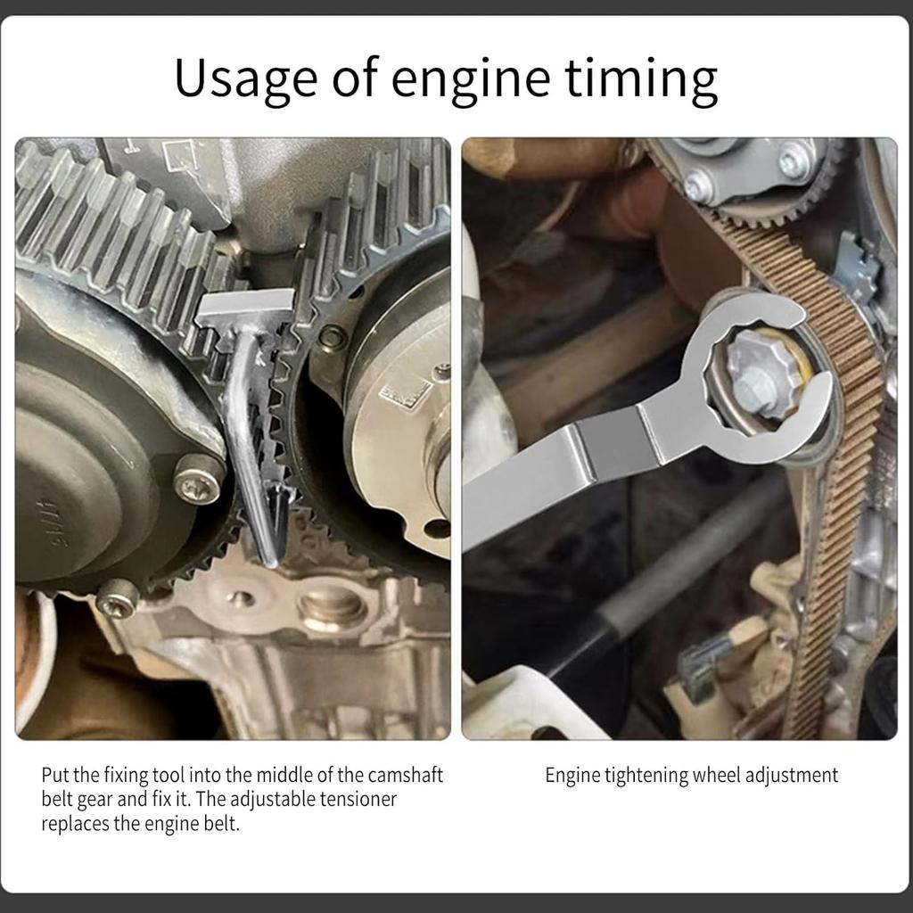 Efficient Engine Camshaft Pulley Locking Tool EA211 Engine Timing Tool Camshaft Retainer Wrench for 1.4/1.6/1.5L Belt Engine Pulley Alignment Tool