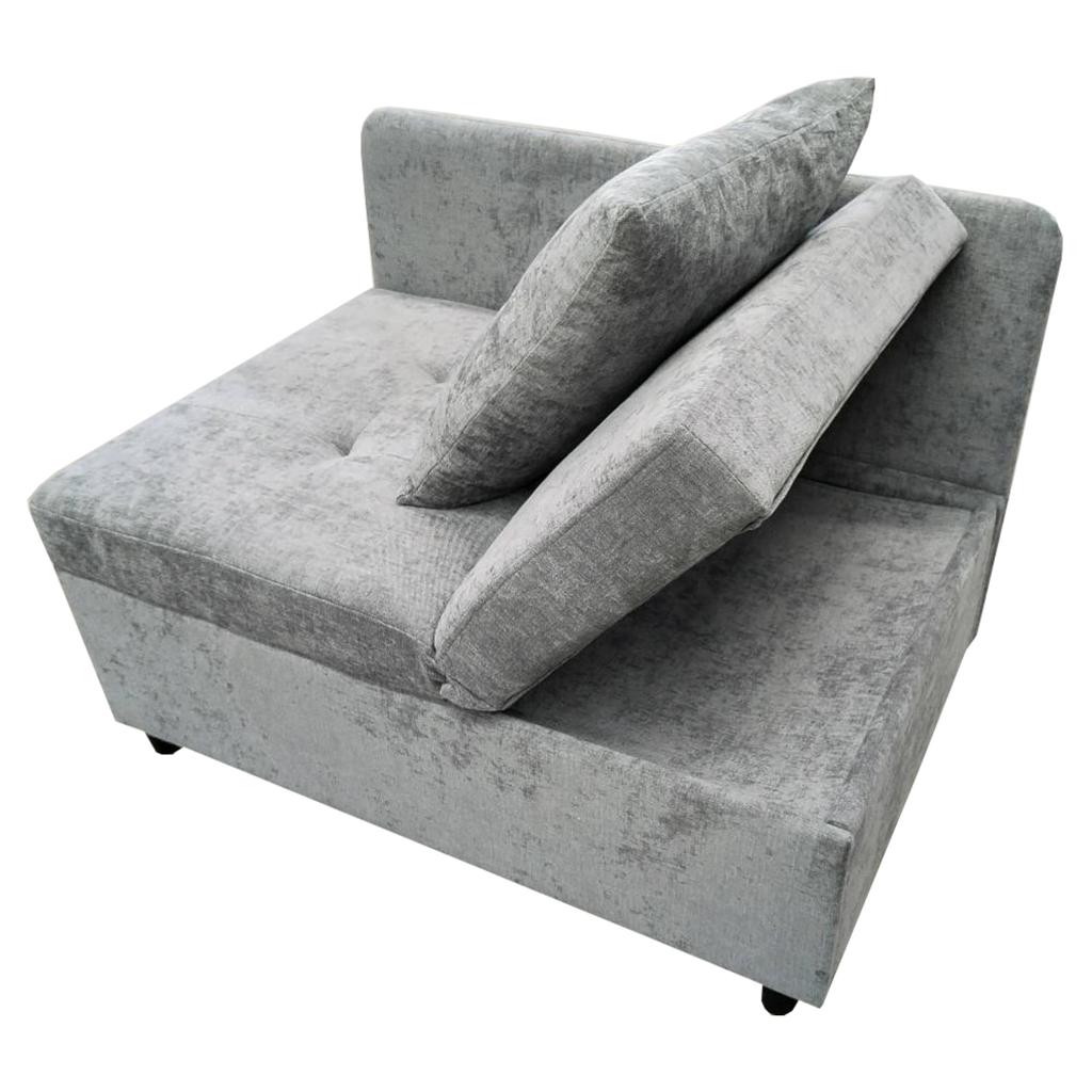 Divano letto imbottito 3 in 1, Divano letto multifunzionale, Divano in tessuto di lino con schienale regolabile, Divano da salotto per stanze piccole