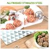 2Pcs Stainless Steel Ball Makers Non Stick Meatball Scoops Ball Maker Tongs