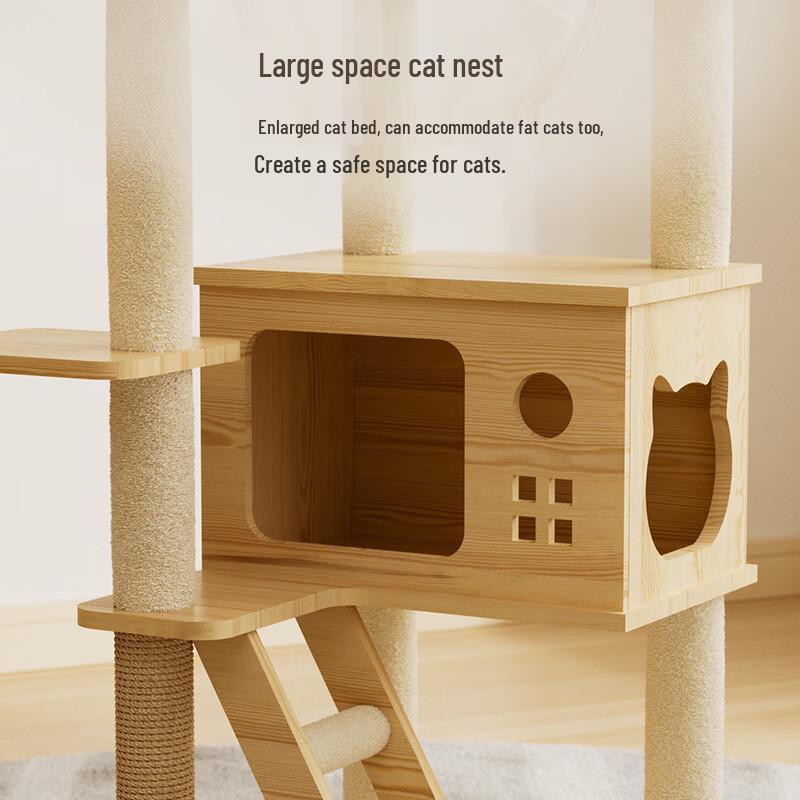 Jingzhou Wooden Cat Tree & Condo