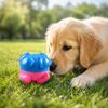 Durable Rubber Squeaky Dog Toy for Chewing and Teething Interactive Sound Ball for Pet Dental Care and Playtime Activities