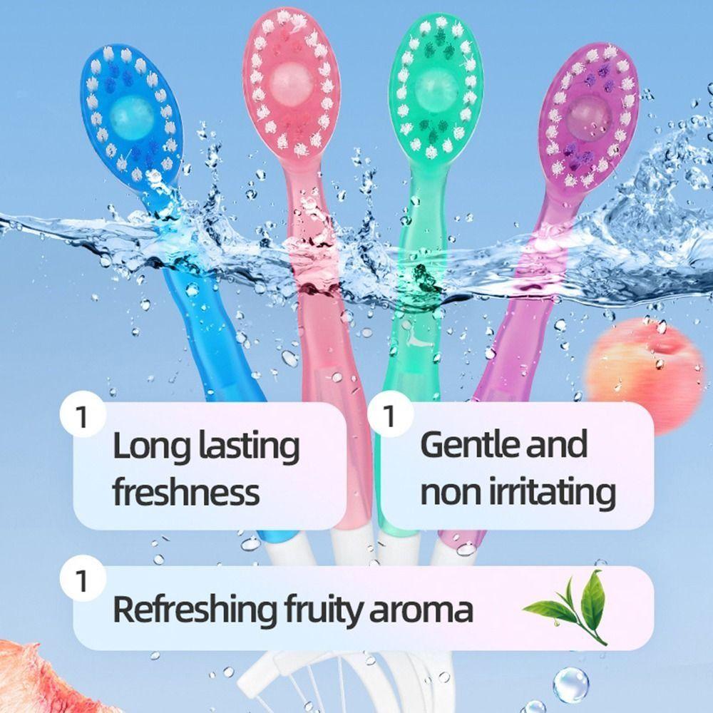 26Pcs Oral Care Disposable Portable Toothbrush Creative Adult Cleaning Toothbrush  Travel Use