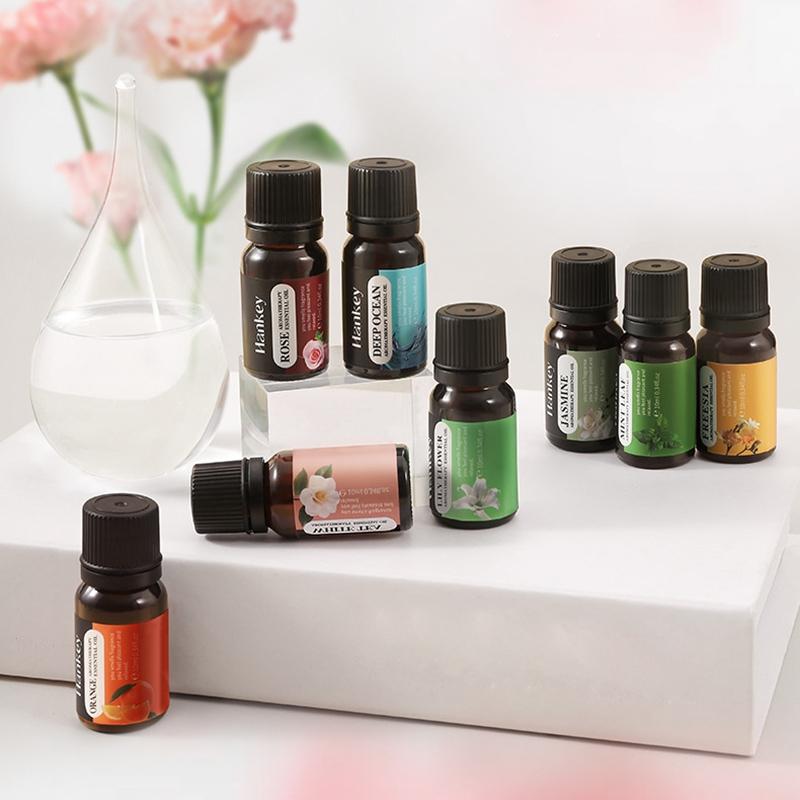 10ML Fragrance Essential Oil Pure Nature Oil for Aromatherapy Diffuser DIY Scented Candles Making Sandalwood Sakura Lemon