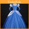 Premium Quality Gorgeous Princess Cinderella Cosplay Costume For Women With Accessories