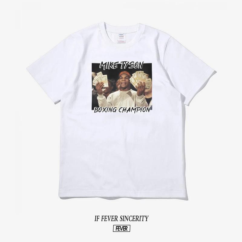 Boxing Mike Tyson Hip Hop TShirt Cotton ONeck Short Sleeve Mens T Shirt New Size S3XL S