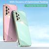 Custodia per Telefono con Cornice Placcata Per Samsung Galaxy A72 A52 A32 4g A22 A53 5g A 72 52 32 22 2021 Lusso Cover Posteriore in Silicone