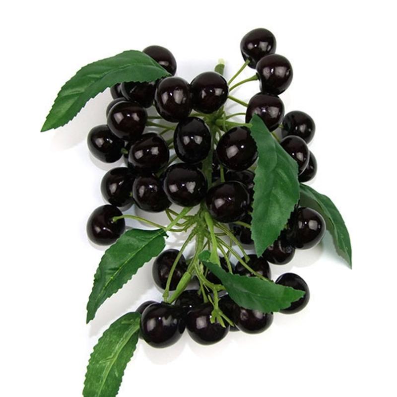 Artificial Friut Realistic Plastic Fruit Bunch of Simulation Fruit for Kitchen, Photography Props, 6 Kind of Fruit