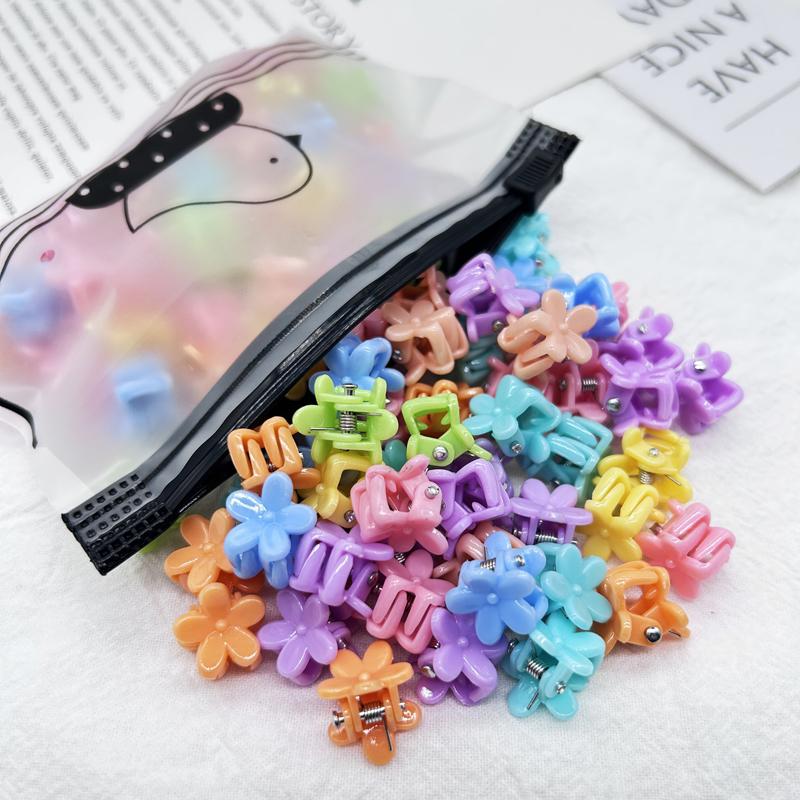 10/20 Stück Bunte Kleine Haarspangen Mädchen Niedliche Blume Schmetterling Haarspangen Haaraccessoires Kinder Cartoon Haarklammern Kopfschmuck Geschenk