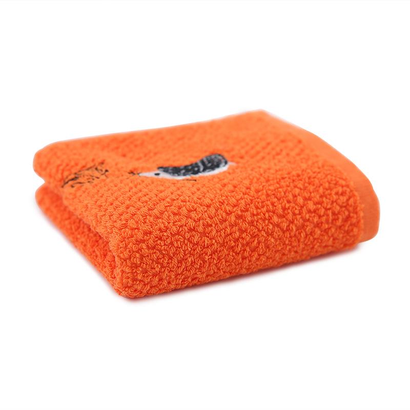 

Детское полотенце для лица с рисунком из мультфильма, мочалка из чистого хлопка, утолщенное впитывающее полотенце для ванной комнаты, принадлежности для мальчиков и девочек 25x50 см 25x50cm оранжевый