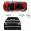 Car Reverse Radar Kit with 4 Parking Sensors Vehicle Backup Alarm System Sensor Detection for Vehicle Parking Assistance