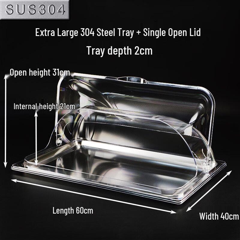 Food Grade Buffet Display Tray with Lid