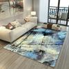 Crystal Velvet Persian Carpet Living Room Sofa Tea Table Non-slip Waterproof Floor Mat Bedroom Decoration