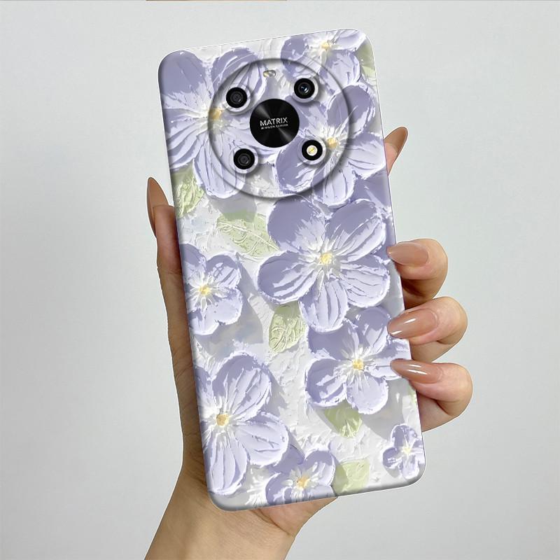 For Honor X9 4G 5G / Magic 4 Lite 4G 5G Phone Case ANY-NX1 LX1 LX2 LX3 Soft Silicone Sweet Painted Cover Cute Printed Casing