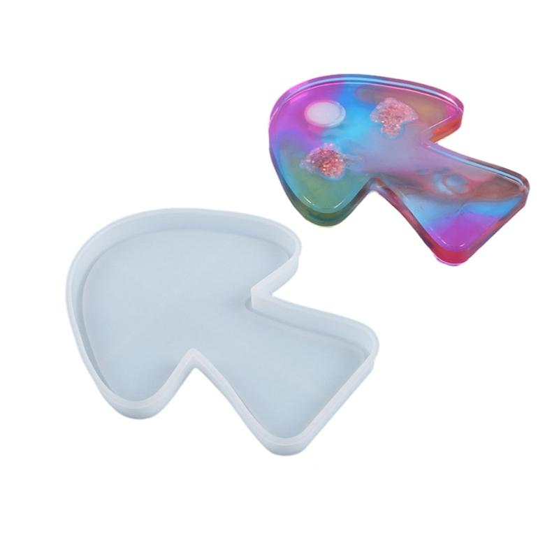 Mushroom Coaster Epoxy Resin Mold Storage Tray Plate Dish Mat Silicone Mould  Crafts Jewelry Holder Organizer